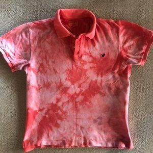 American Eagle Tie Dye Polo